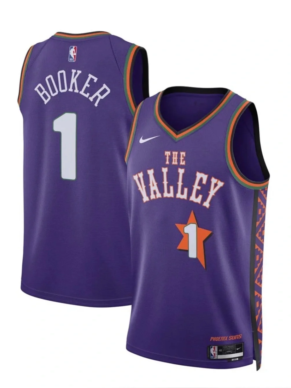 Devin Booker Phoenix Suns The Valley 24/25 City Edition Nike Swingman Jersey XL